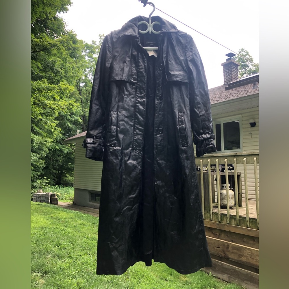 Elegant Black Trench Coat